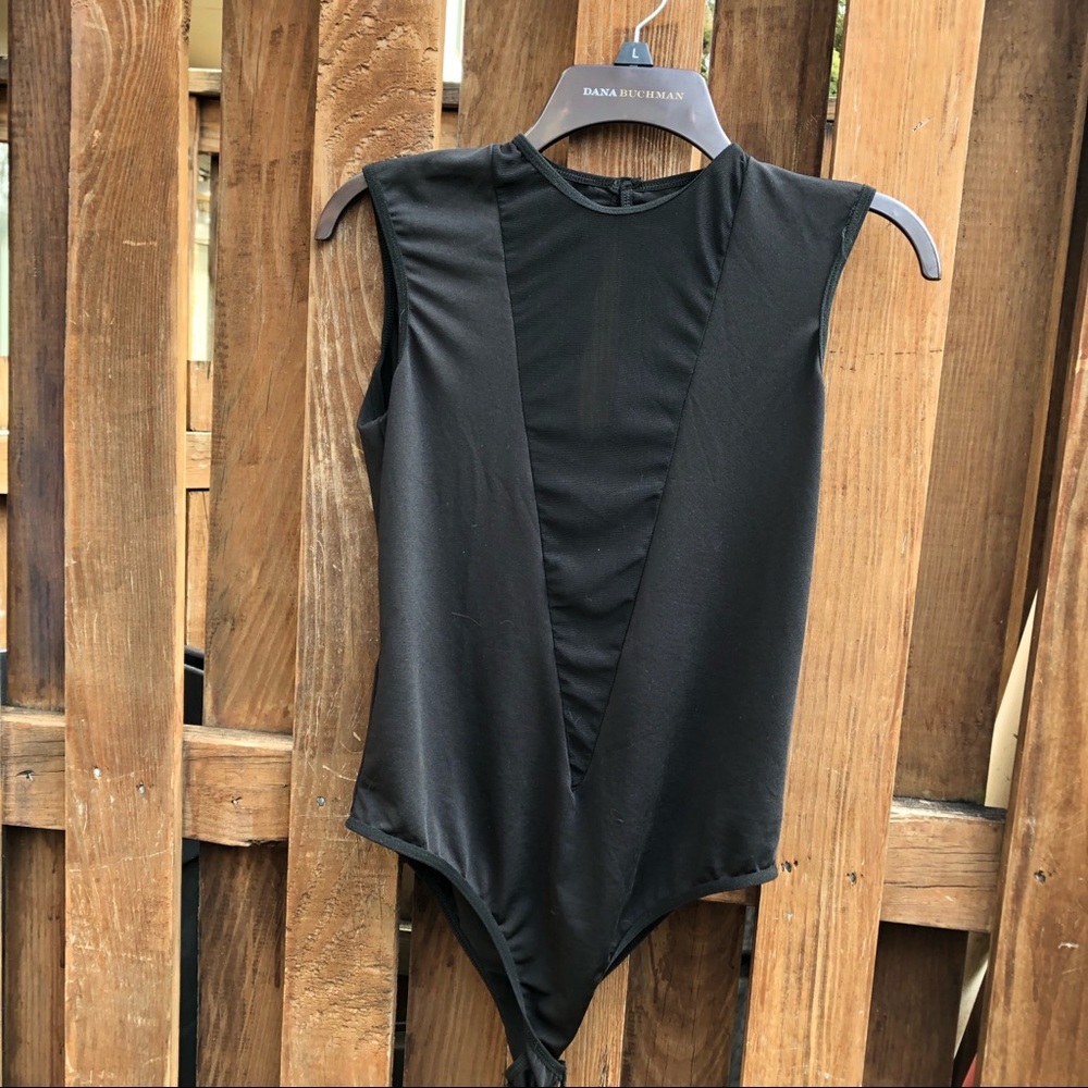 Mesh insert bodysuit